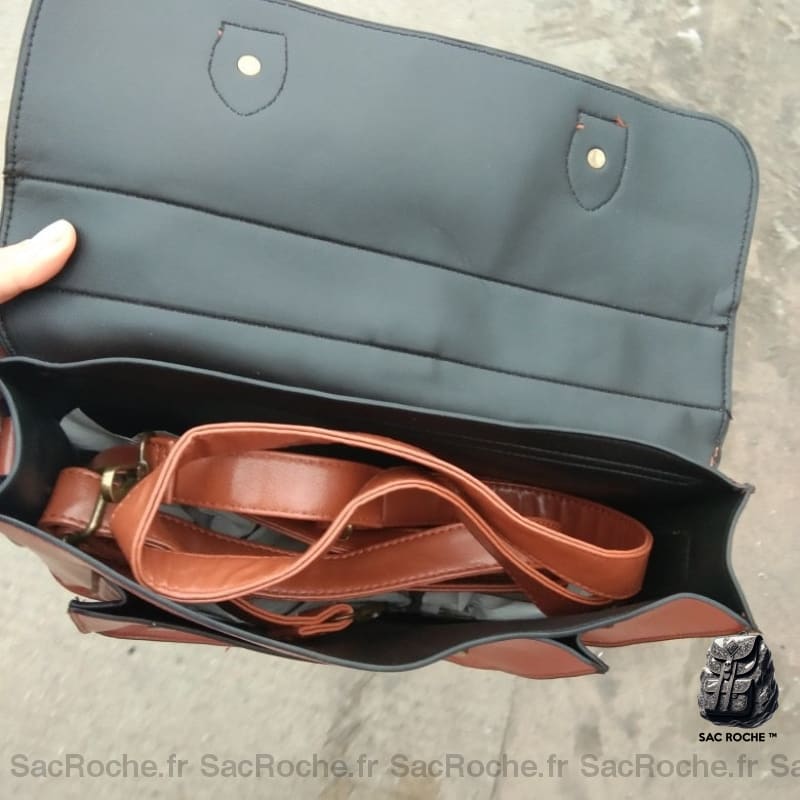 Sac À Dos Vintage Argumenté Femme