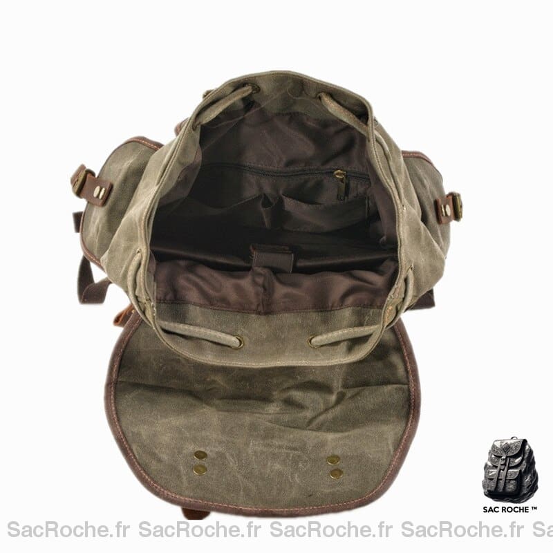 Sac À Dos Vintage Avec Sacoche Homme