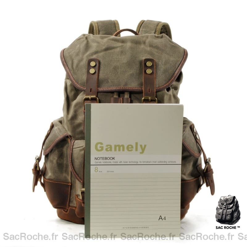 Sac À Dos Vintage Avec Sacoche Homme