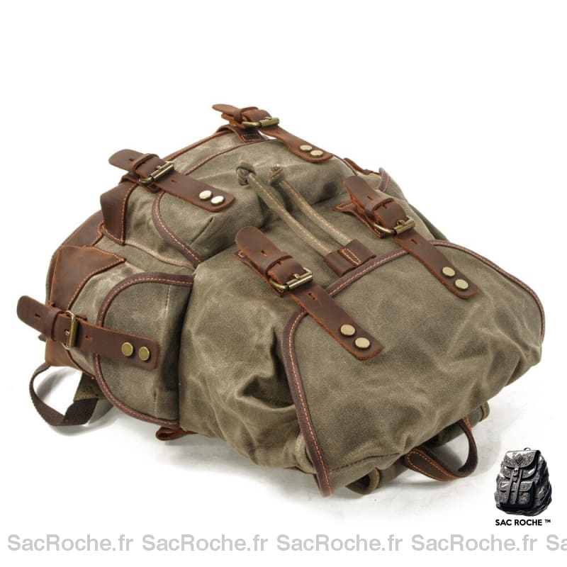 Sac À Dos Vintage Avec Sacoche Homme