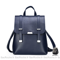 Sac à dos vintage écaillé - modèle Bleu - Sac Roche ™