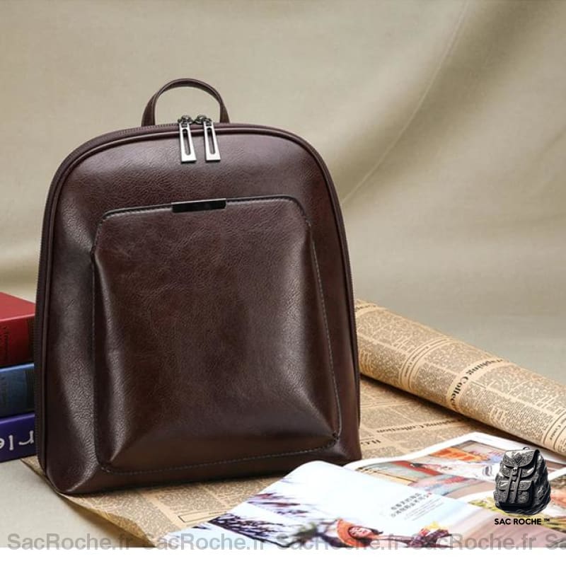 Sac À Dos Vintage En Simili Cuir Petit Femme