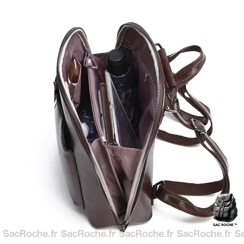 Sac À Dos Vintage En Simili Cuir Petit Femme