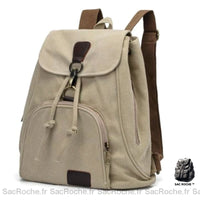Sac à dos vintage en toile - modèle Blanc - Sac Roche ™