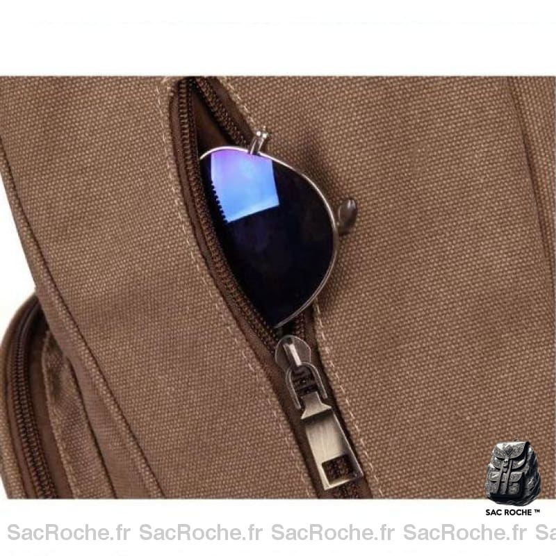 Sac À Dos Vintage En Toile Femme