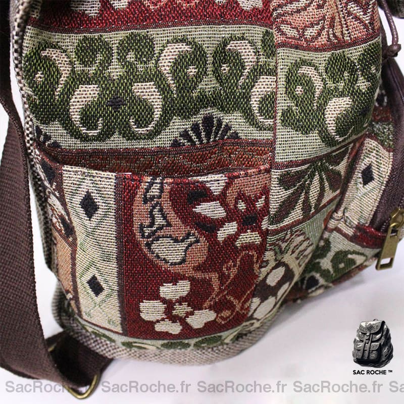 Sac À Dos Vintage Ethnique Femme