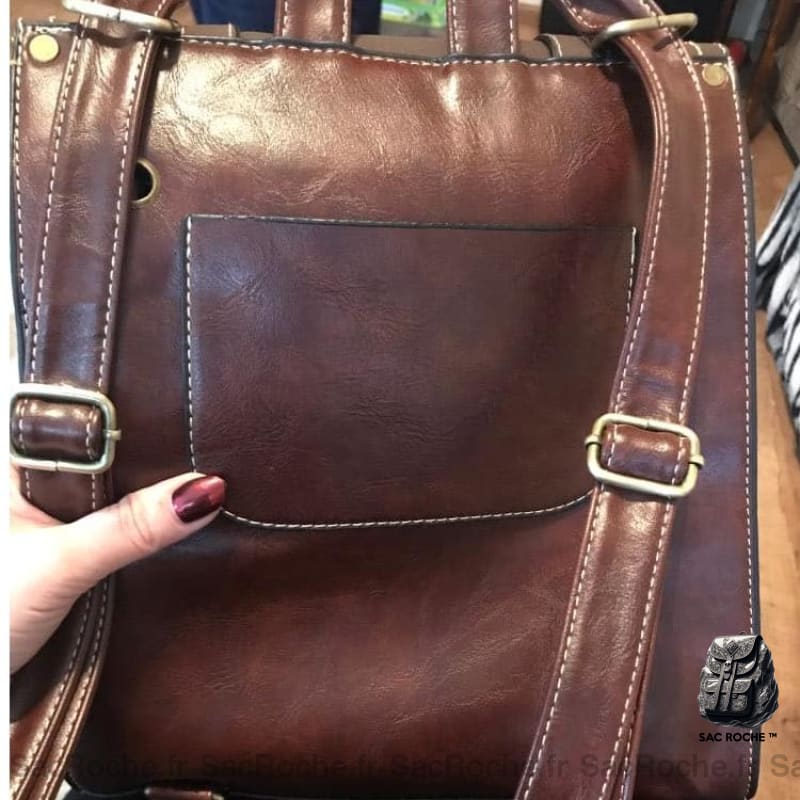 Sac À Dos Vintage Femme Cuir Pu