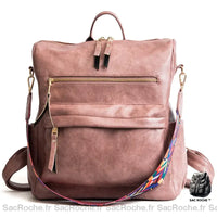 Sac à dos vintage femme similicuir - modèle Rose - Sac Roche ™