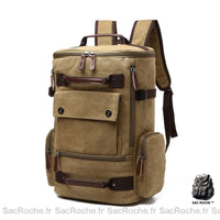 Sac à dos vintage homme en toile - Sac Roche ™