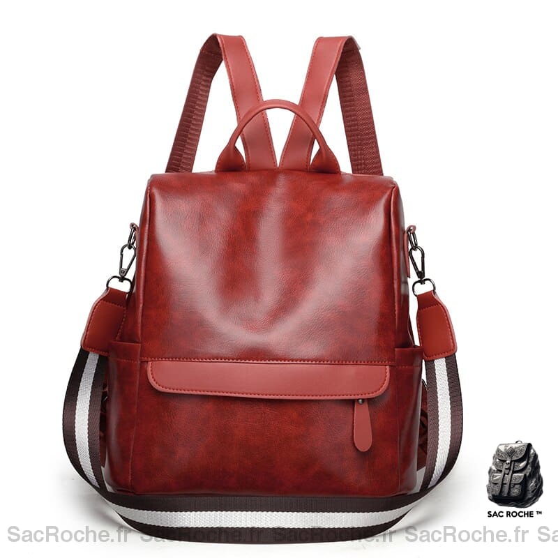 Sac À Dos Vintage Mini Rouge Petit Femme