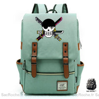 Sac à dos vintage One piece enfants - modèle Vert - Sac Roche ™