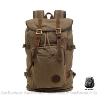 Sac à dos vintage polyvalent - modèle Gris - Sac Roche ™