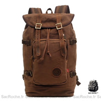Sac à dos vintage polyvalent - modèle Marron - Sac Roche ™
