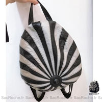 Sac à dos vintage rond - modèle Noir - Sac Roche ™