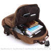 Sac À Dos Vintage Toile 3 Compartiments Homme Sac Dos Vintage