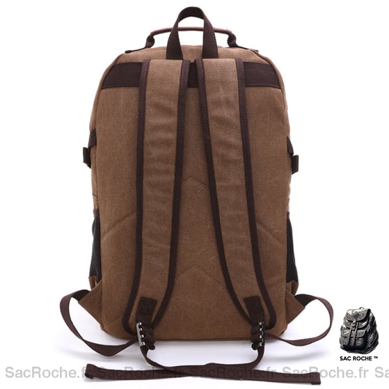 Sac À Dos Vintage Toile 3 Compartiments Homme Sac Dos Vintage