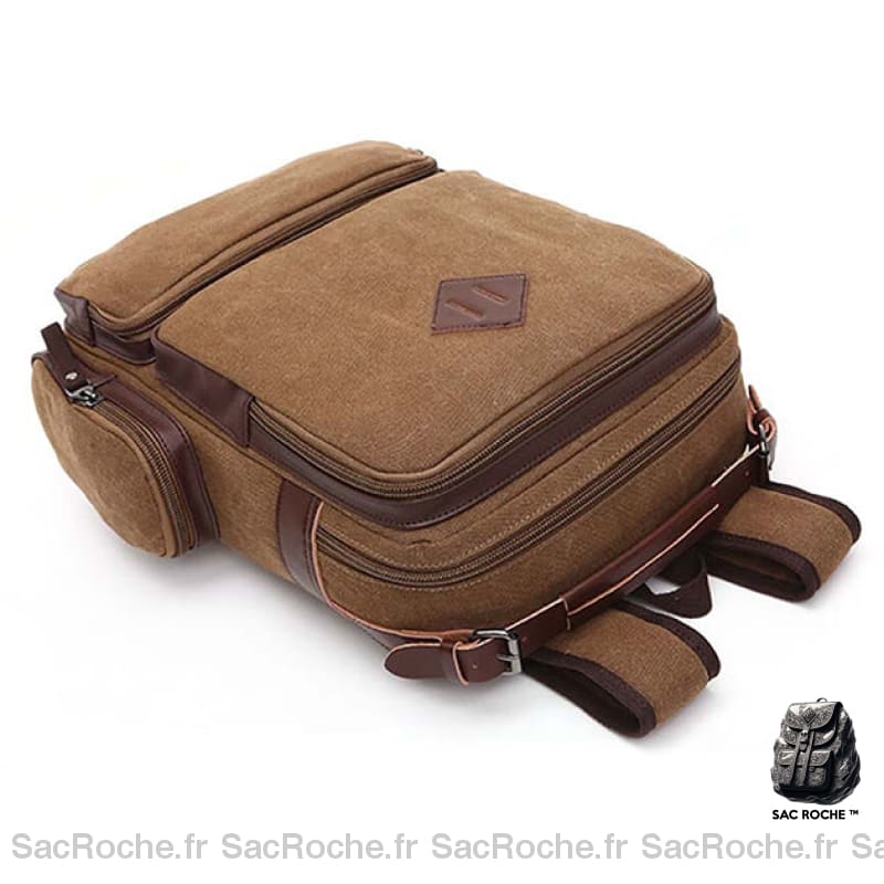 Sac À Dos Vintage Toile Homme Polyvalent Sac Dos Vintage