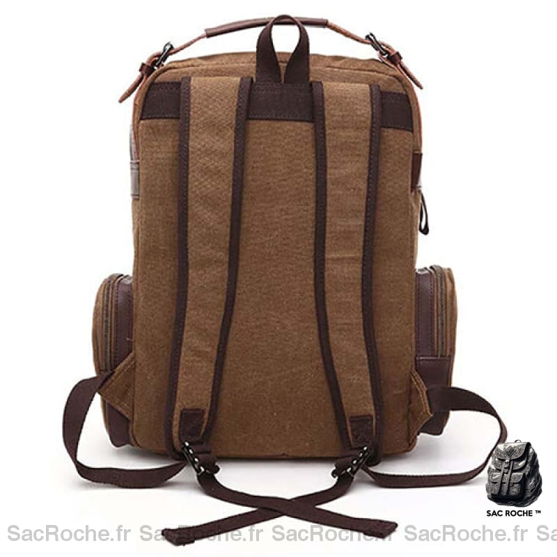 Sac À Dos Vintage Toile Homme Polyvalent Sac Dos Vintage