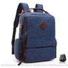 Sac À Dos Vintage Toile Homme Polyvalent Bleu Sac Dos Vintage