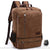 Sac à Dos Vintage Toile Spacieux Homme - modèle Marron - Sac Roche ™