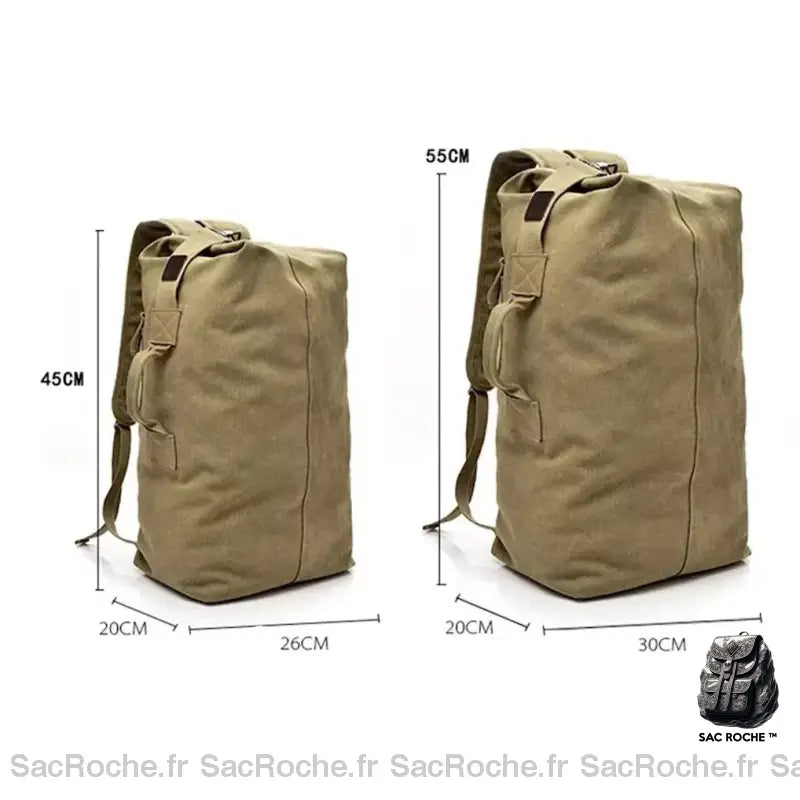 Sac À Dos Voyage 40L Sac En Toile