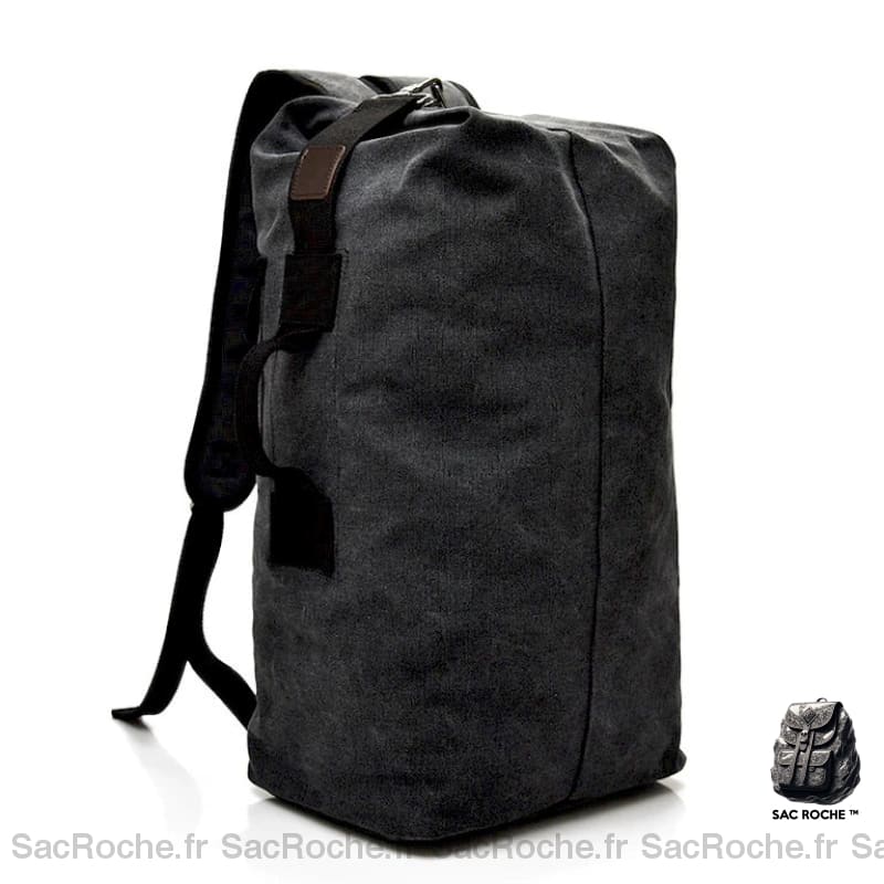 Sac À Dos Voyage 40L Noir / Moyen 26X45X20Cm Sac En Toile