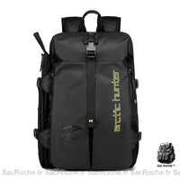 Sac à dos voyage avec poche à chaussures - modèle Noir - Sac Roche ™