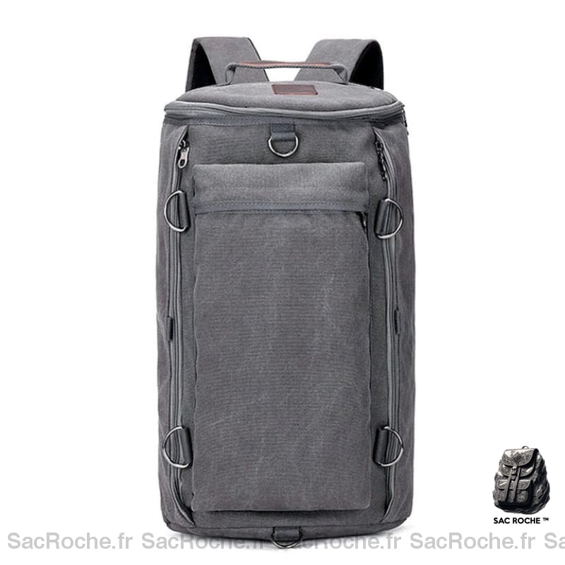Sac À Dos Voyage Bandoulière Gris / 51X27X27Cm Sac