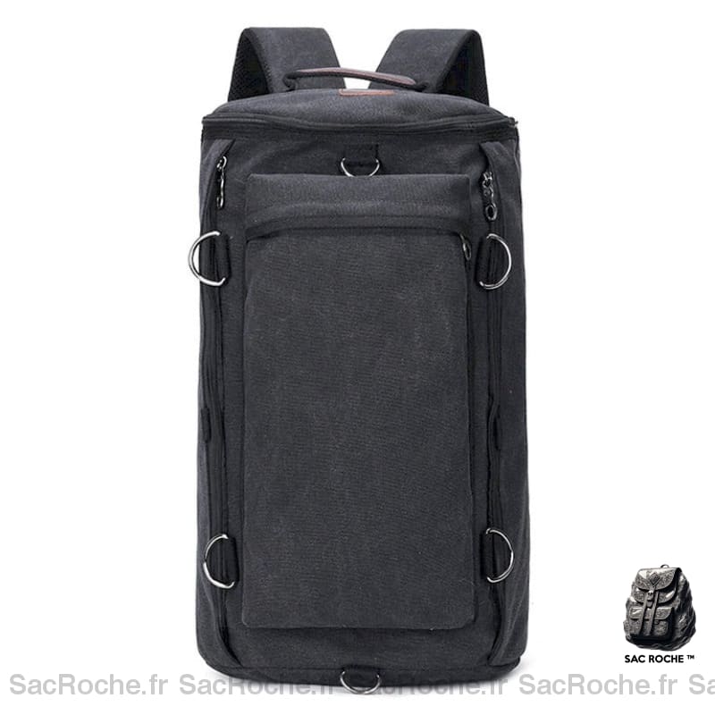 Sac À Dos Voyage Bandoulière Noir / 51X27X27Cm Sac