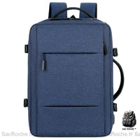 Sac à dos voyage bleu ergonomique - Sac Roche ™