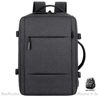 Sac à dos voyage ergonomique gris foncé - Sac Roche ™