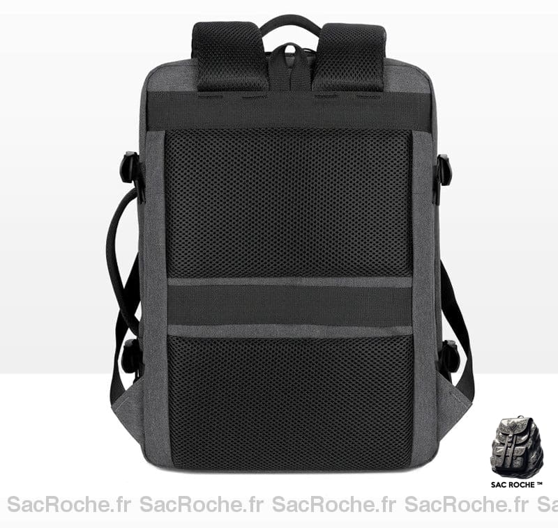 Sac À Dos Voyage Ergonomique Gris Foncé Homme