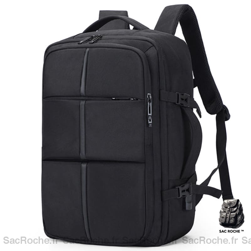 Sac À Dos Voyage Extensible Cabine 17 Noir Sac A Dos Ordinateur