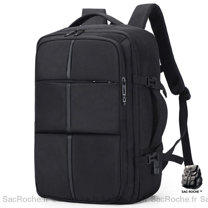 Sac À Dos Voyage Extensible Cabine 17 Noir Sac A Dos Ordinateur