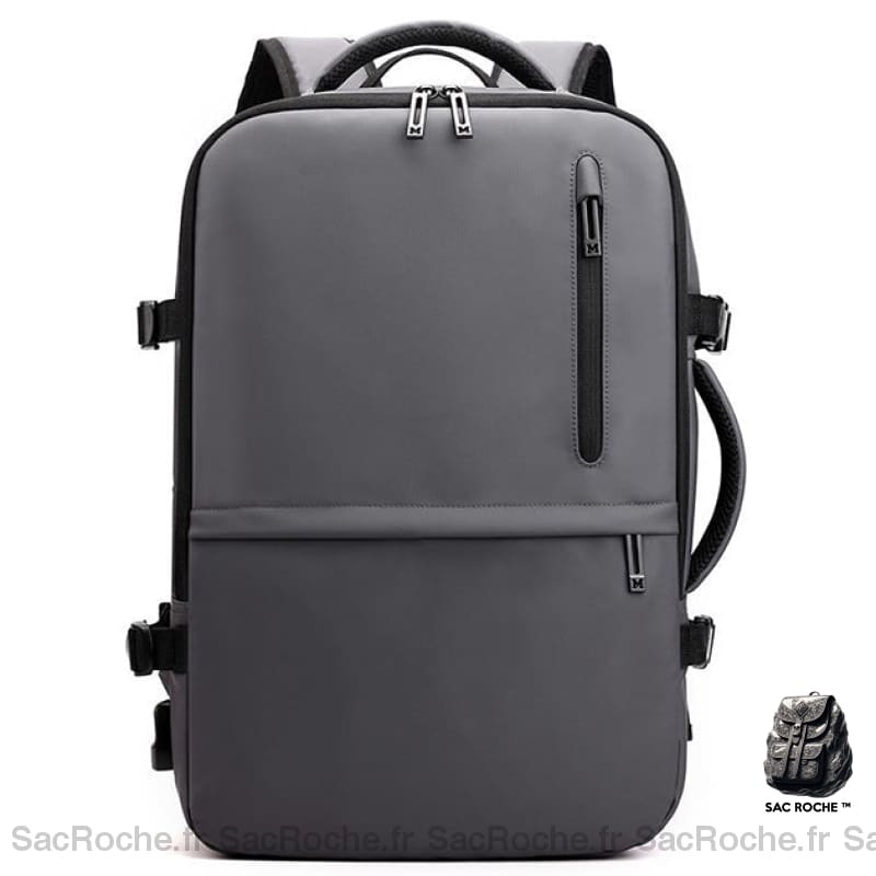 Sac À Dos Voyage Extensible Élégant Gris Sac A Dos Ordinateur