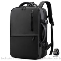 Sac À Dos Voyage Extensible Élégant Noir Sac A Dos Ordinateur