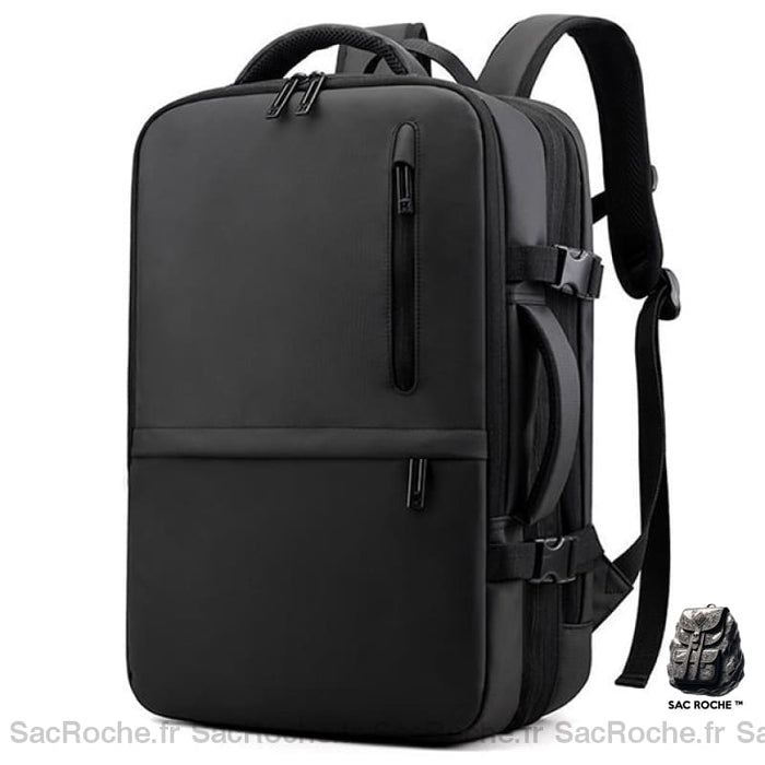 Sac À Dos Voyage Extensible Élégant Noir Sac A Dos Ordinateur