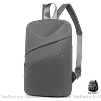 Sac à Dos Voyage Femme Compact - modèle Gris / 25x12x37cm - Sac Roche ™