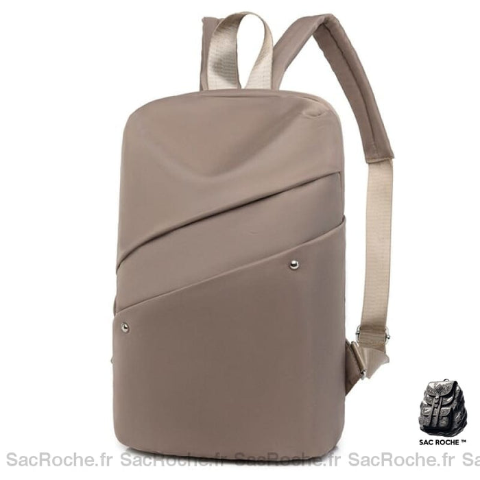 Sac À Dos Voyage Femme Compact Kaki / 25X12X37Cm Petit