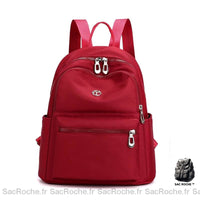 Sac à dos voyage femme étanche - modèle Rouge - Sac Roche ™