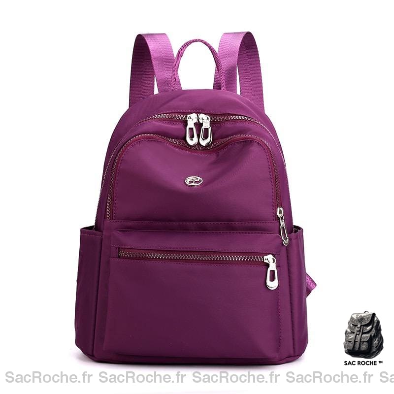 Sac à dos de voyage imperméable femme - Mauve - Sac à main sac à dos / M