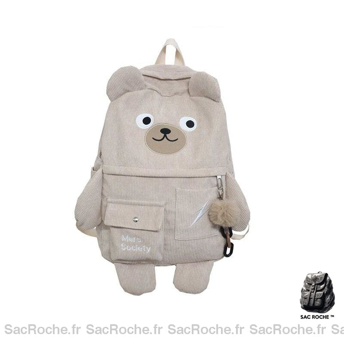 Sac À Dos Voyage Hiver Style Ours Enfant