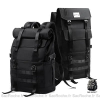 Sac à dos voyage homme noir - Sac Roche ™