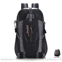 Sac à dos voyage nylon design - modèle Noir - Sac Roche ™
