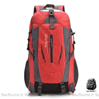 Sac à dos voyage nylon design - modèle Rouge - Sac Roche ™