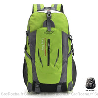 Sac à dos voyage nylon design - modèle Vert - Sac Roche ™