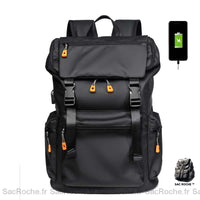 Sac à dos voyage polyvalent - modèle Noir - Sac Roche ™