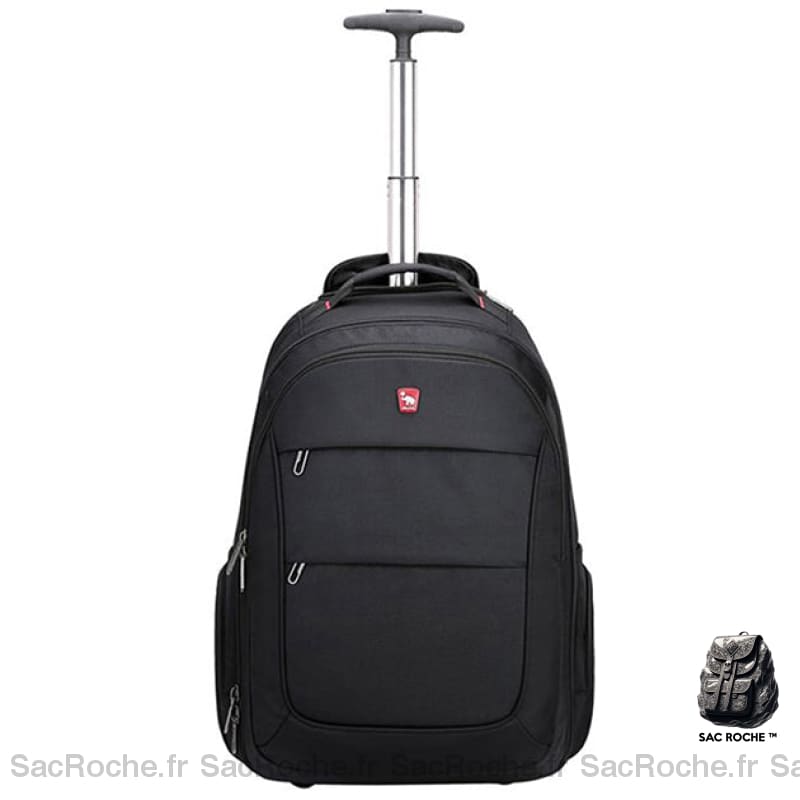 Sac À Dos Voyage Roulettes - Ordinateur 15 Noir Dos Voyage