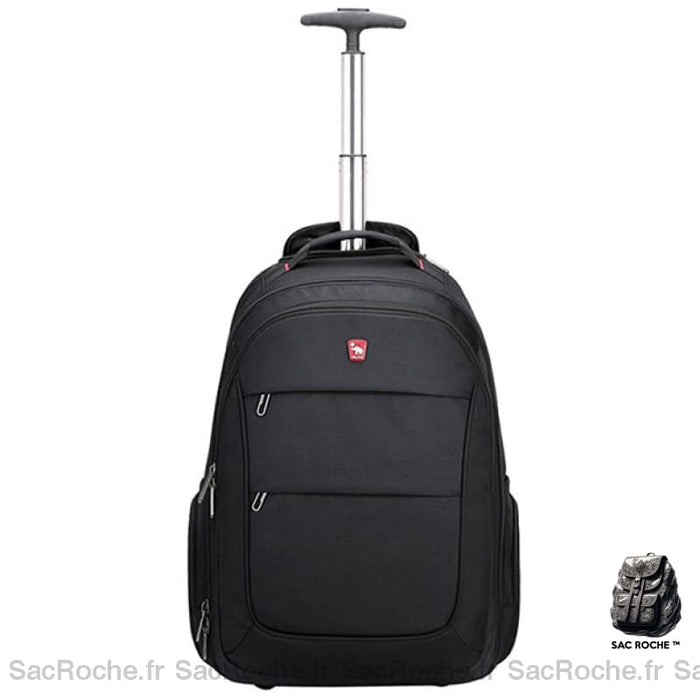 Sac À Dos Voyage Roulettes - Ordinateur 15 Noir Dos Voyage