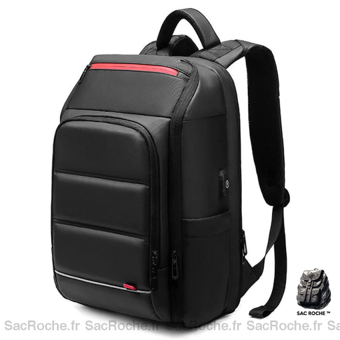 Sac À Dos Voyage Solide Et Imperméable 15 Noir